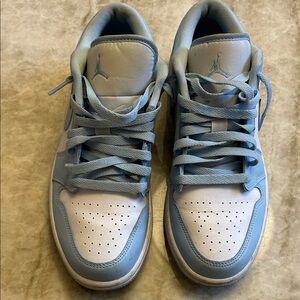 Jordan Athletic Shoes in Light Blue and White
